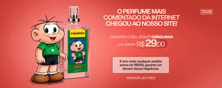 Perfume do Cebolinha: o sucesso da internet chegou à Perfume Shopping
