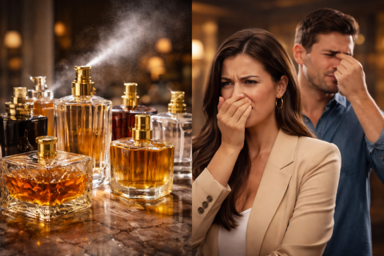 Banho de perfume: quando o excesso transforma elegância em incômodo