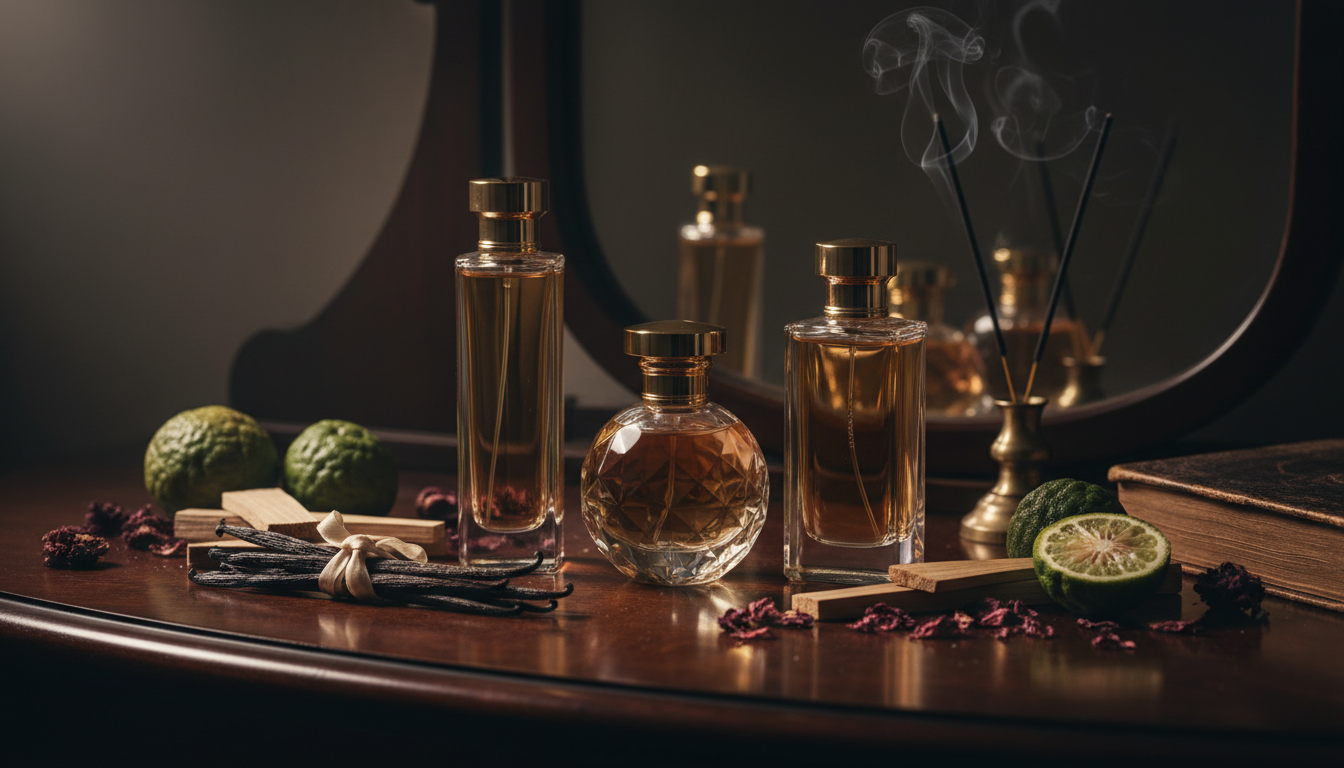Composição e Notas Olfativas dos Perfumes que Brilham
