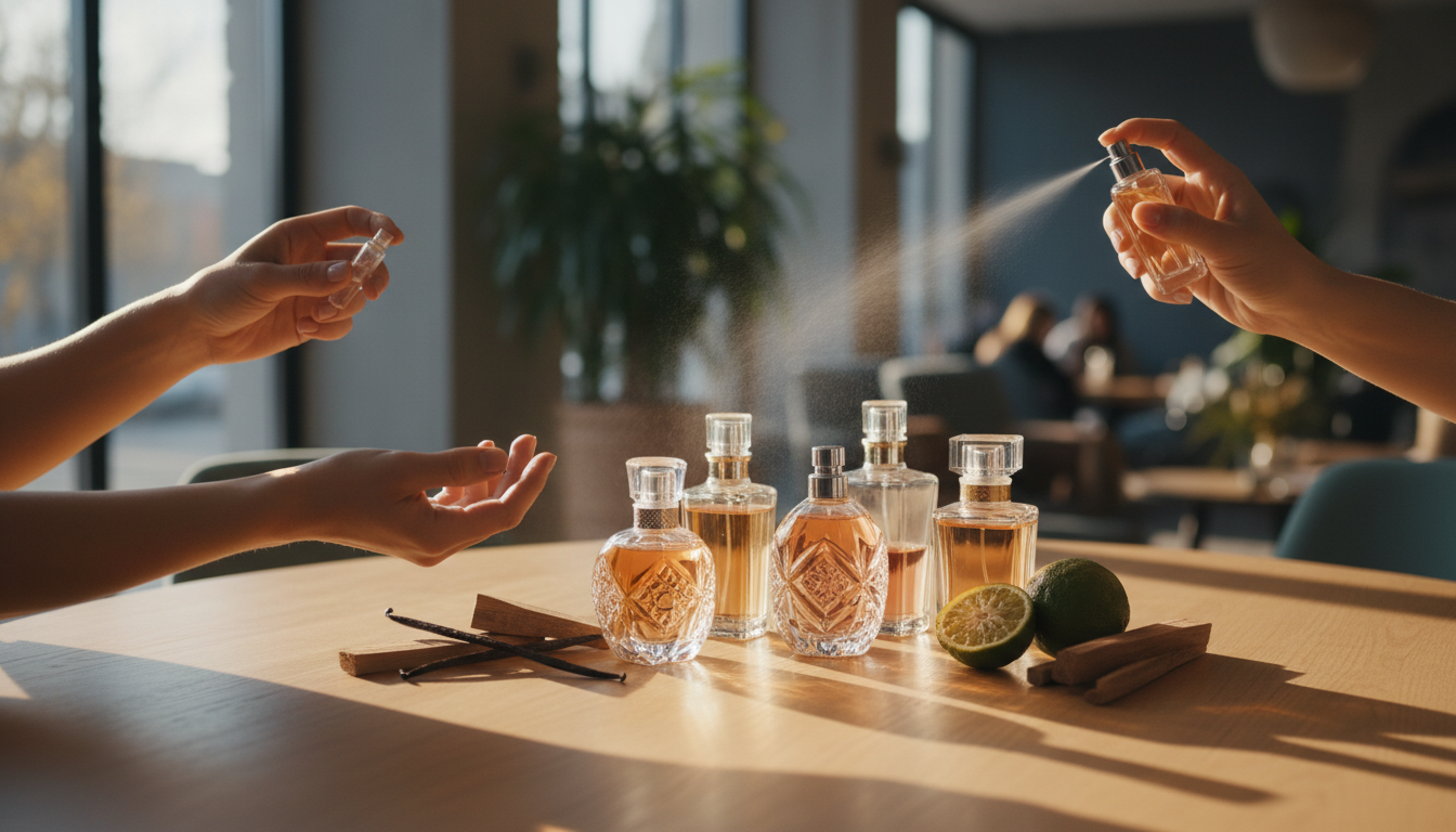 Como Testar Perfumes em Diferentes Situações