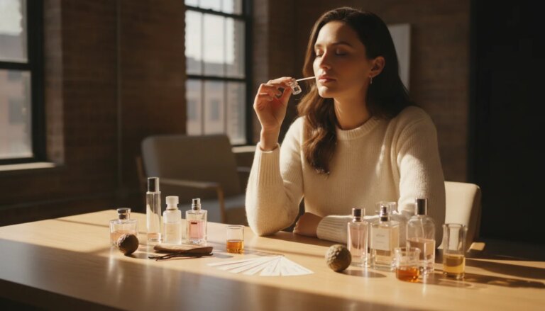 Por que testar perfume por vários dias