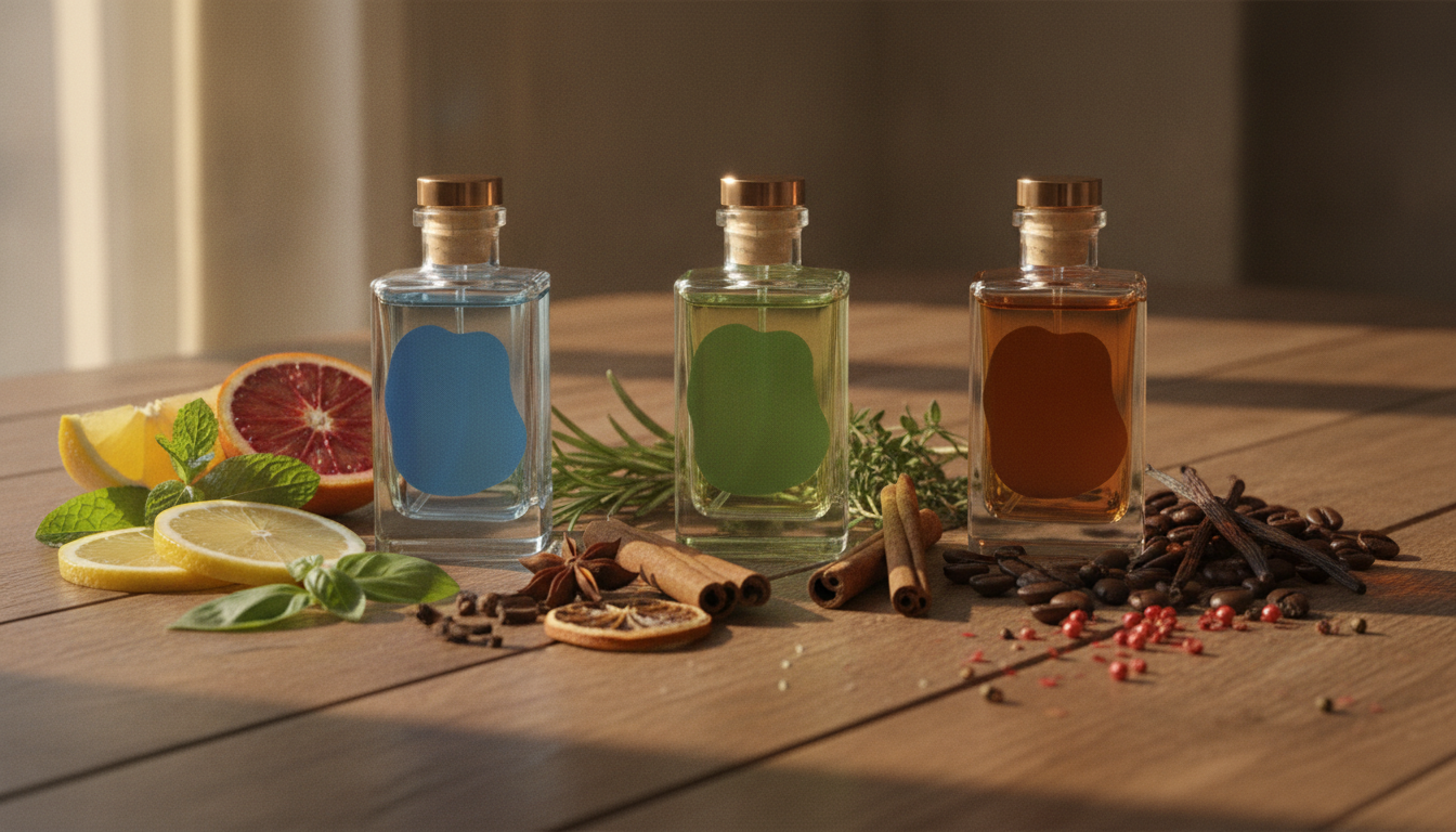 Composição e Notas Olfativas de Cada Perfume