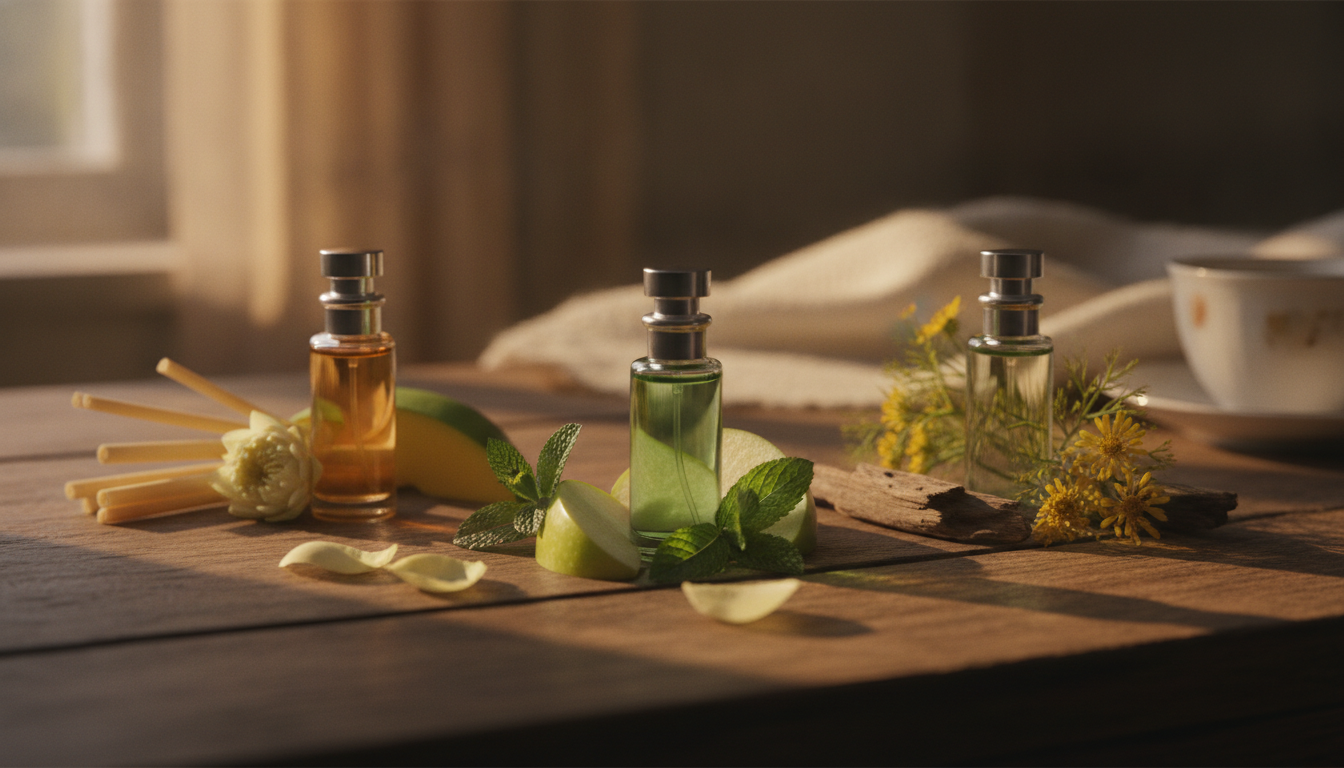 Composição e Notas Olfativas de Cada Perfume
